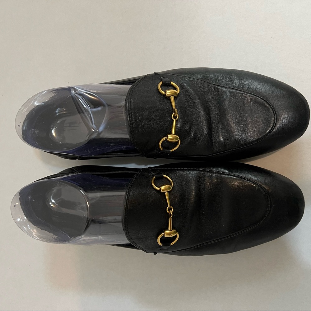 GUCCI Brixton Horsebit Convertible Black Loafer - Picture 3 of 10